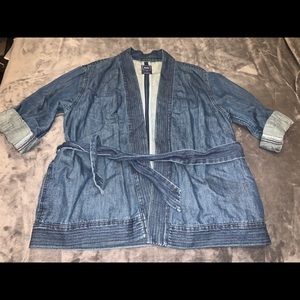 Denim Kimono Jacket